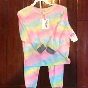 NWT Jessica Simpson tie dye pjs size 4